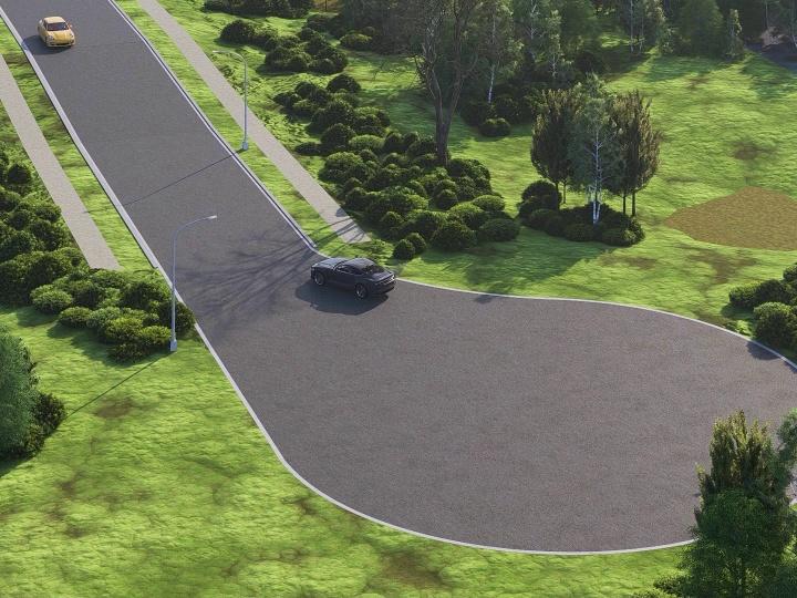 3D Visualization of Jim Gregory Drive Proposed Road in Dunnsville
