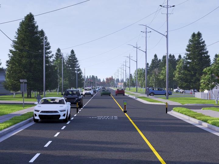 3D Visualization of Parkview Road